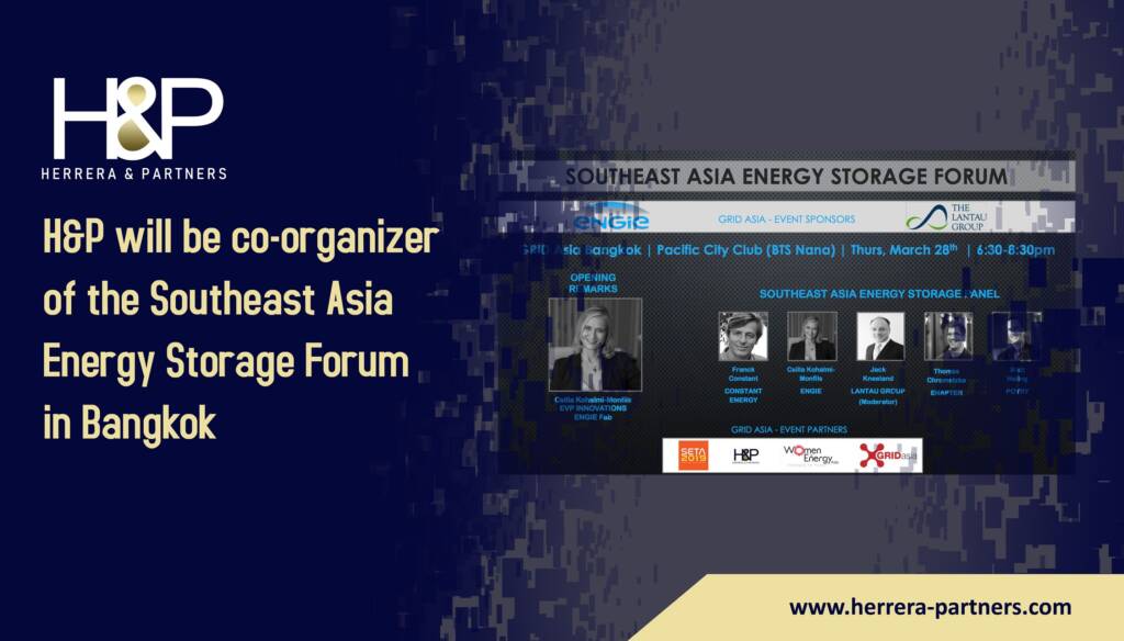H&P will be co organizer of the Southeast Asia Energy Storage Forum in Bangkok H&P Energy legal advisers and lawyers in Thailand