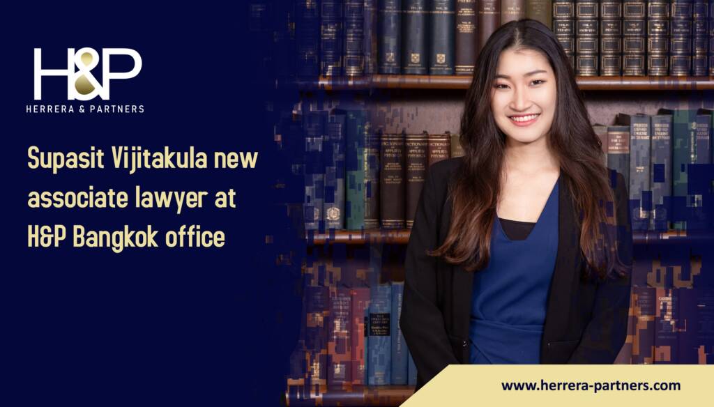 Supasit Vijitakula new associate lawyer at H&P Bangkok office H&P Internationa law firm in Thailand