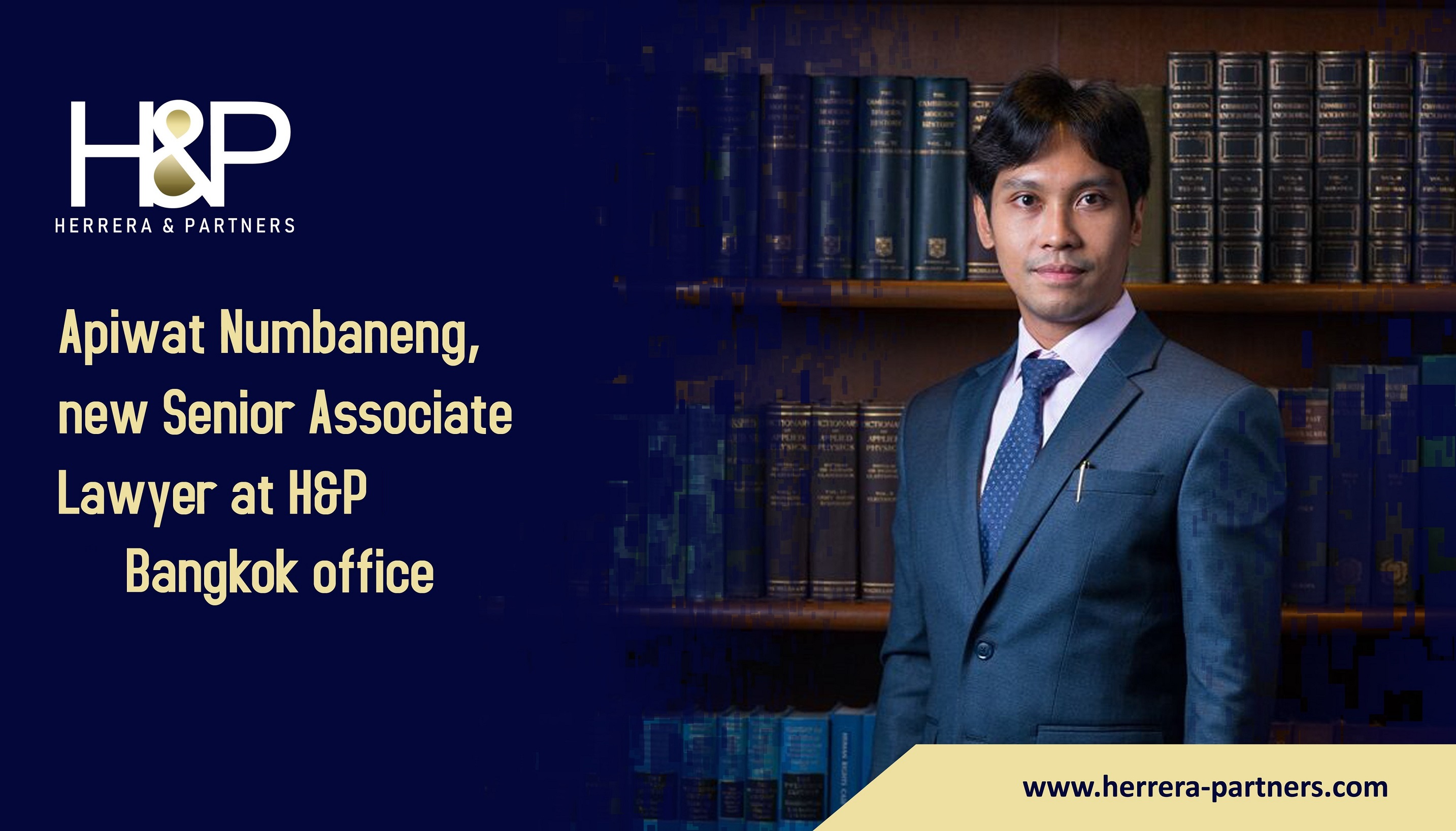 Apiwat Numbanteng, new Senior Associate Lawyer at H&P Bangkok office International lawyers in Thailand