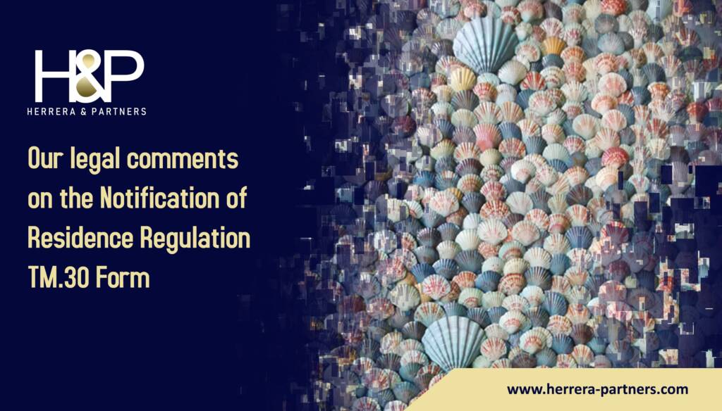 Our legal comments on the Notification of Residence Regulation TM.30 Form H&P Immigration attorneys in Bangkok
