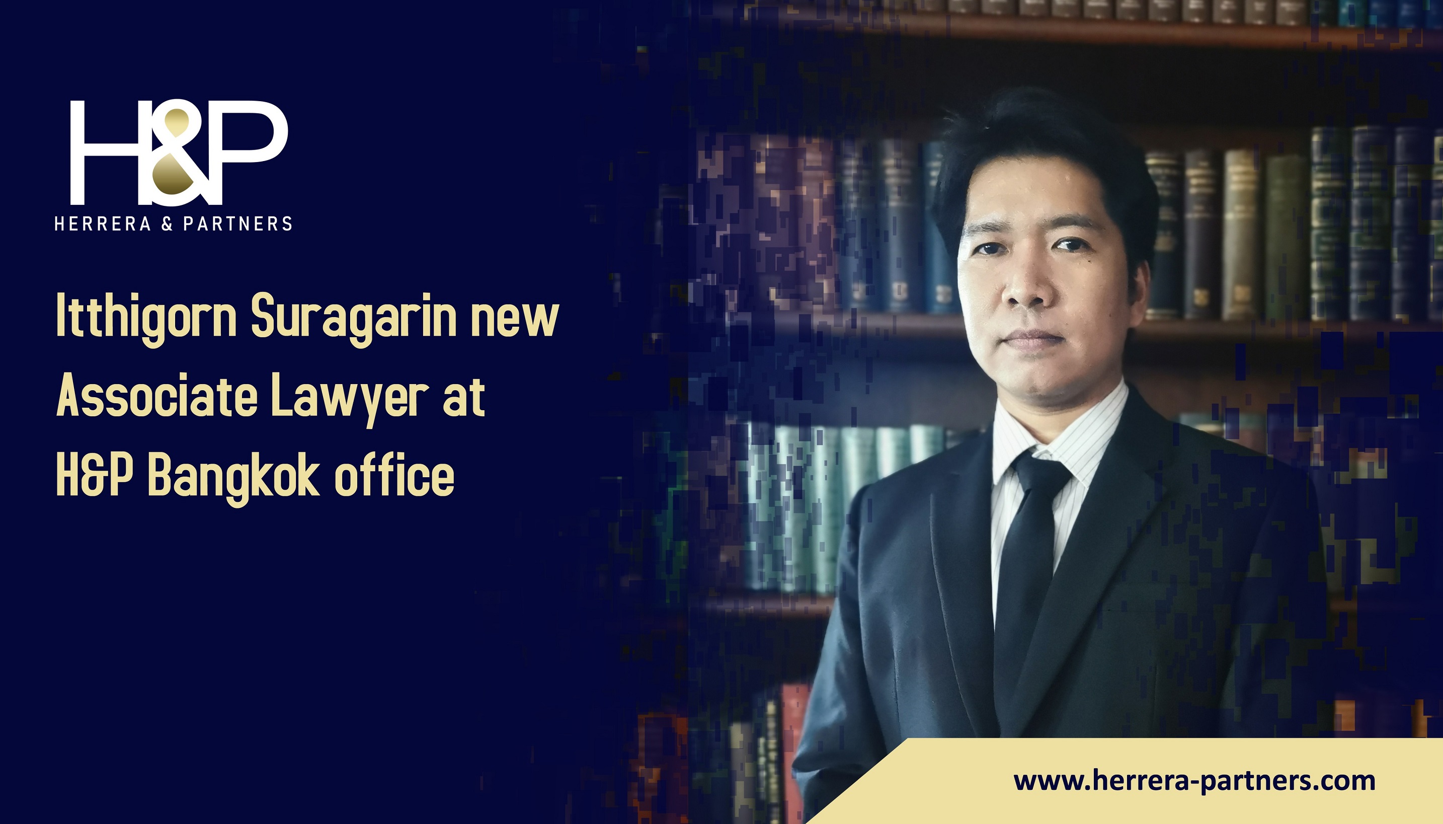 Itthigorn Suragarin new Associate Lawyer at H&P Bangkok office Litigation lawyer
