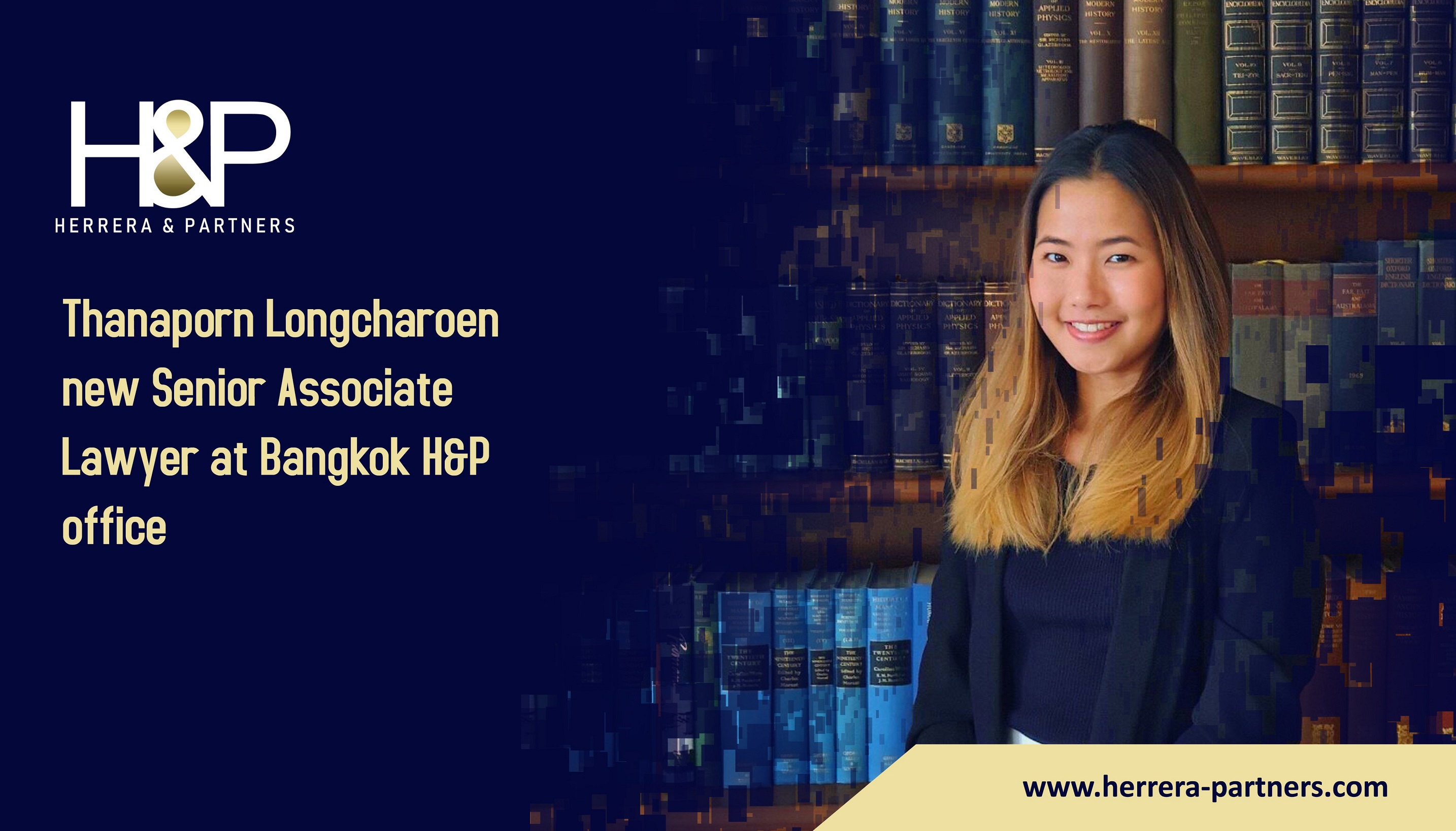 Thanaporn Longcharoen new Senior Associate Lawyer at Bangkok H&P office Attorneys in Bangkok