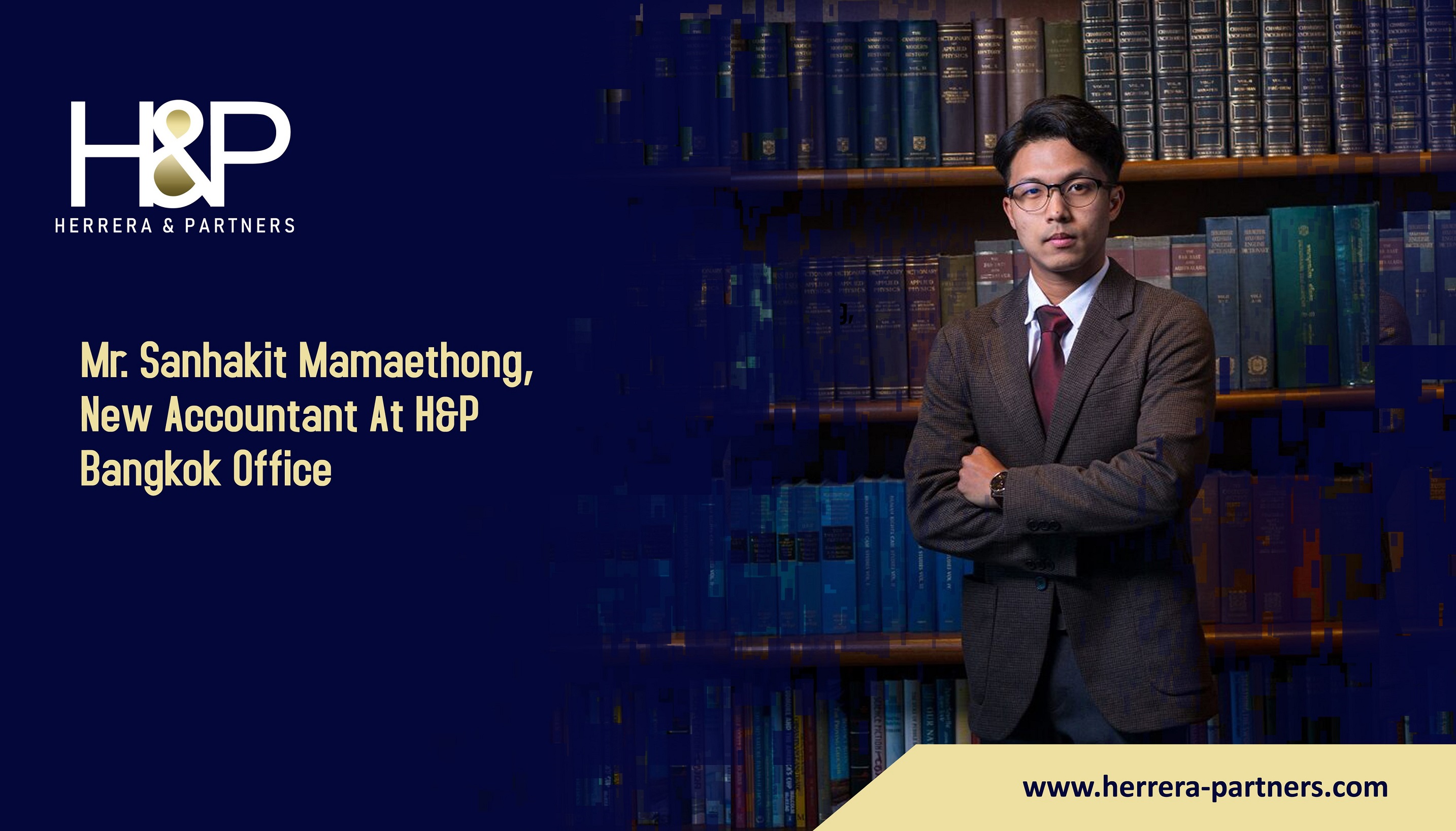 Mr. Sanhakit Mamaethong new accountant at H&P Bangkok Law office accounting tax and payroll services in Bangkok