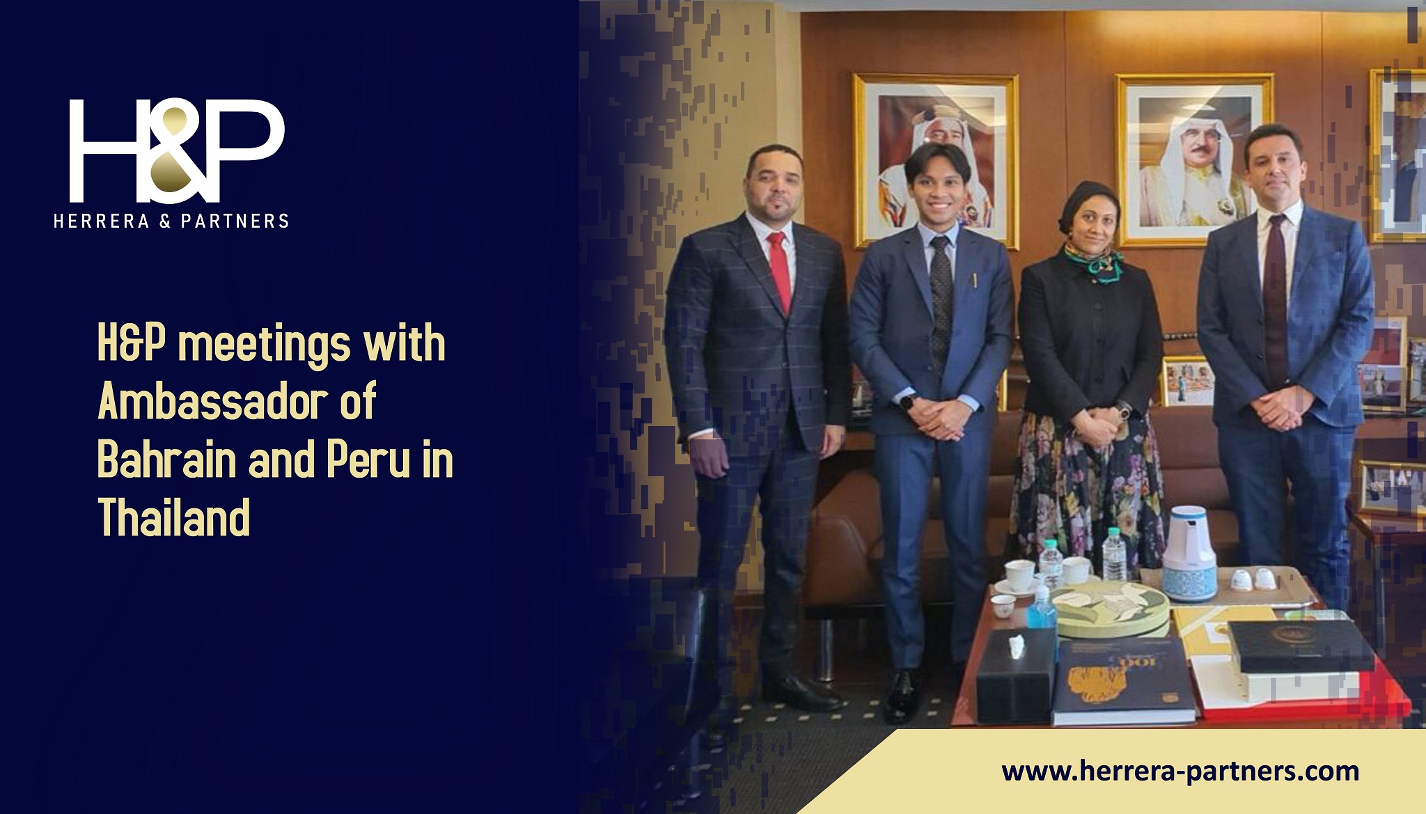 HP meetings with Ambassador of Bahrain and Peru in Thailand 1