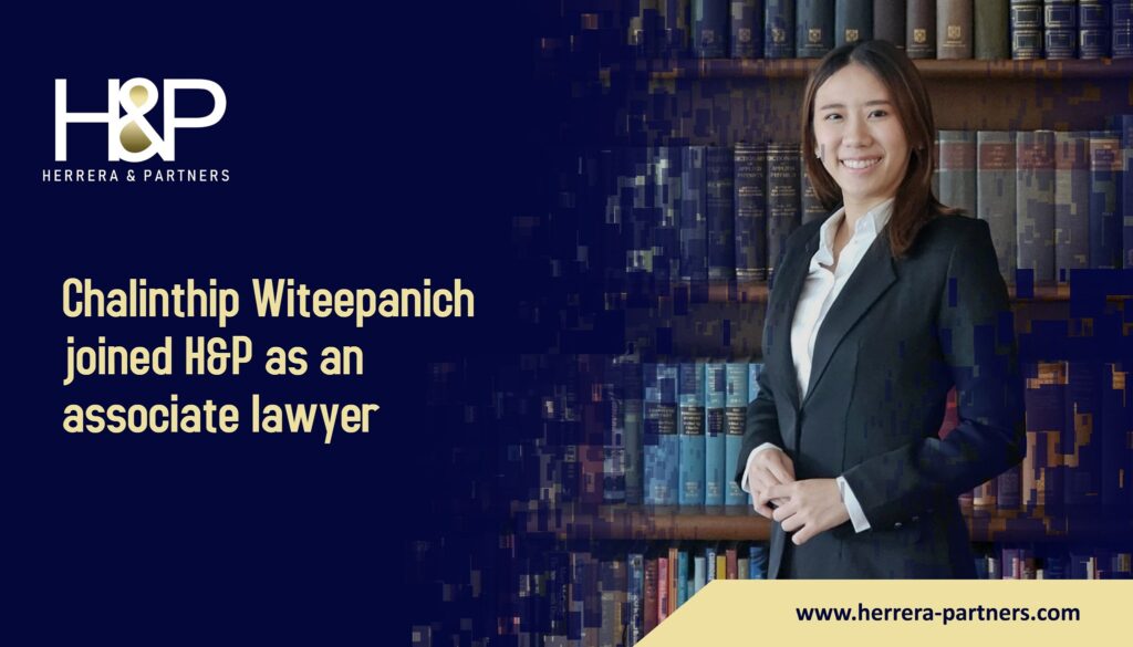 Chalinthip Witeepanich joined HP as an associate lawyer HP Bangkok leading law firm for corporate and commercial services 1