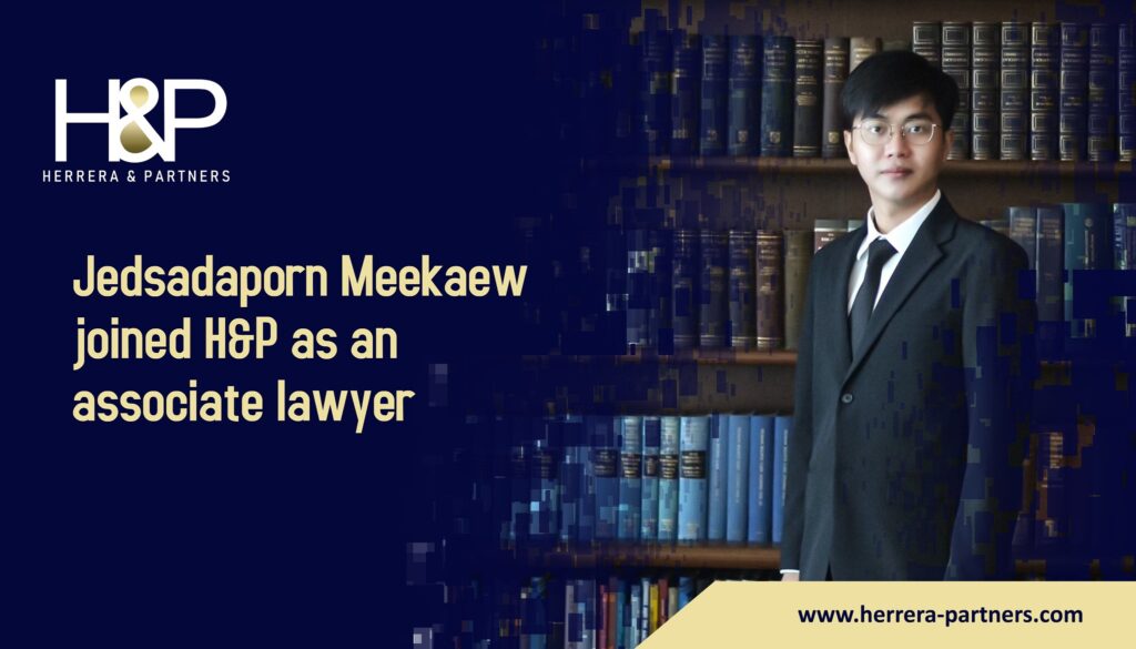 Jedsadaporn Meekaew new associate lawyer at HP law firm in Thailand 1