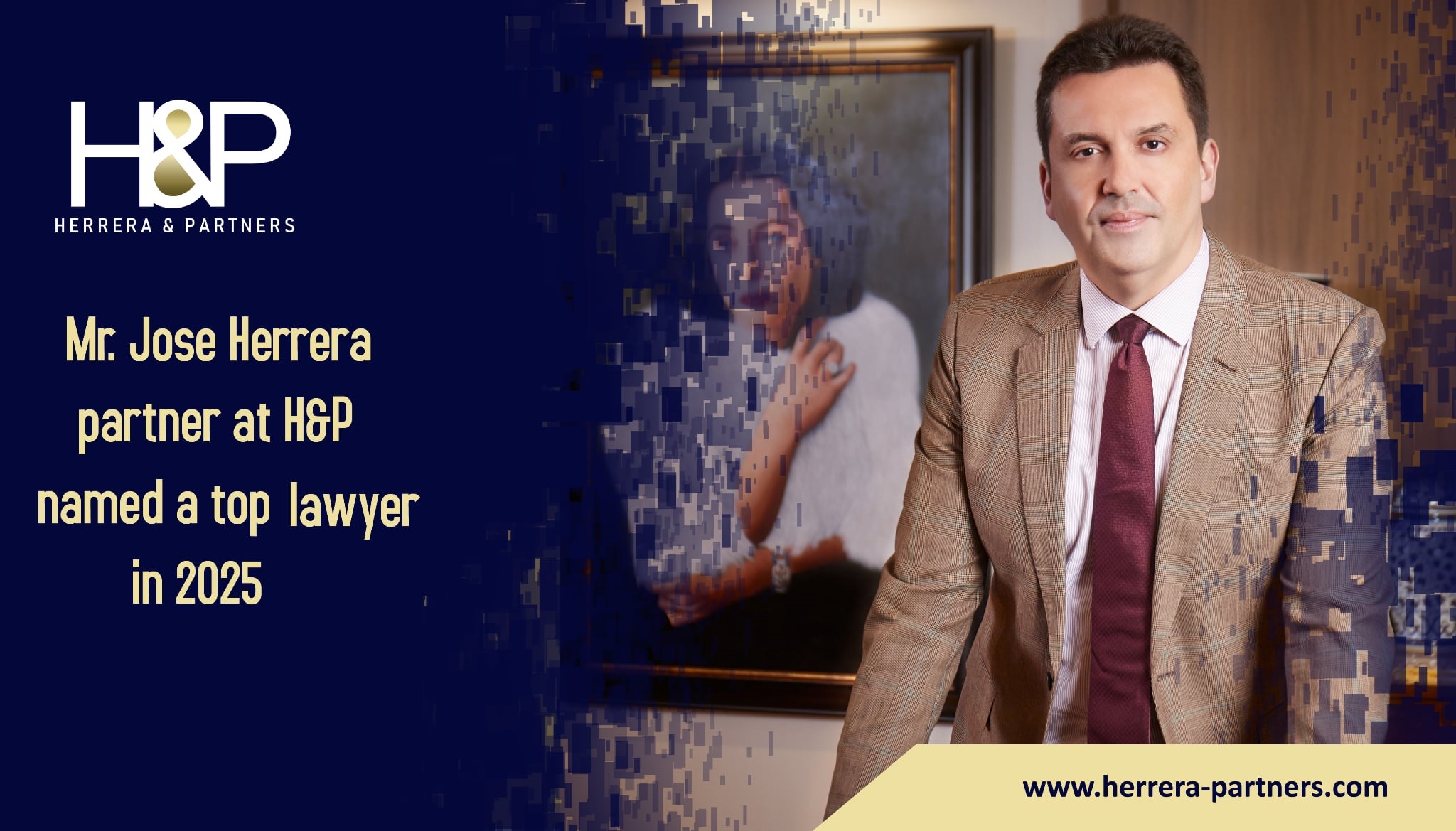 Mr. Jose Herrera partner at H&P named a top lawyer in 2025 H&P law firm in Thailand